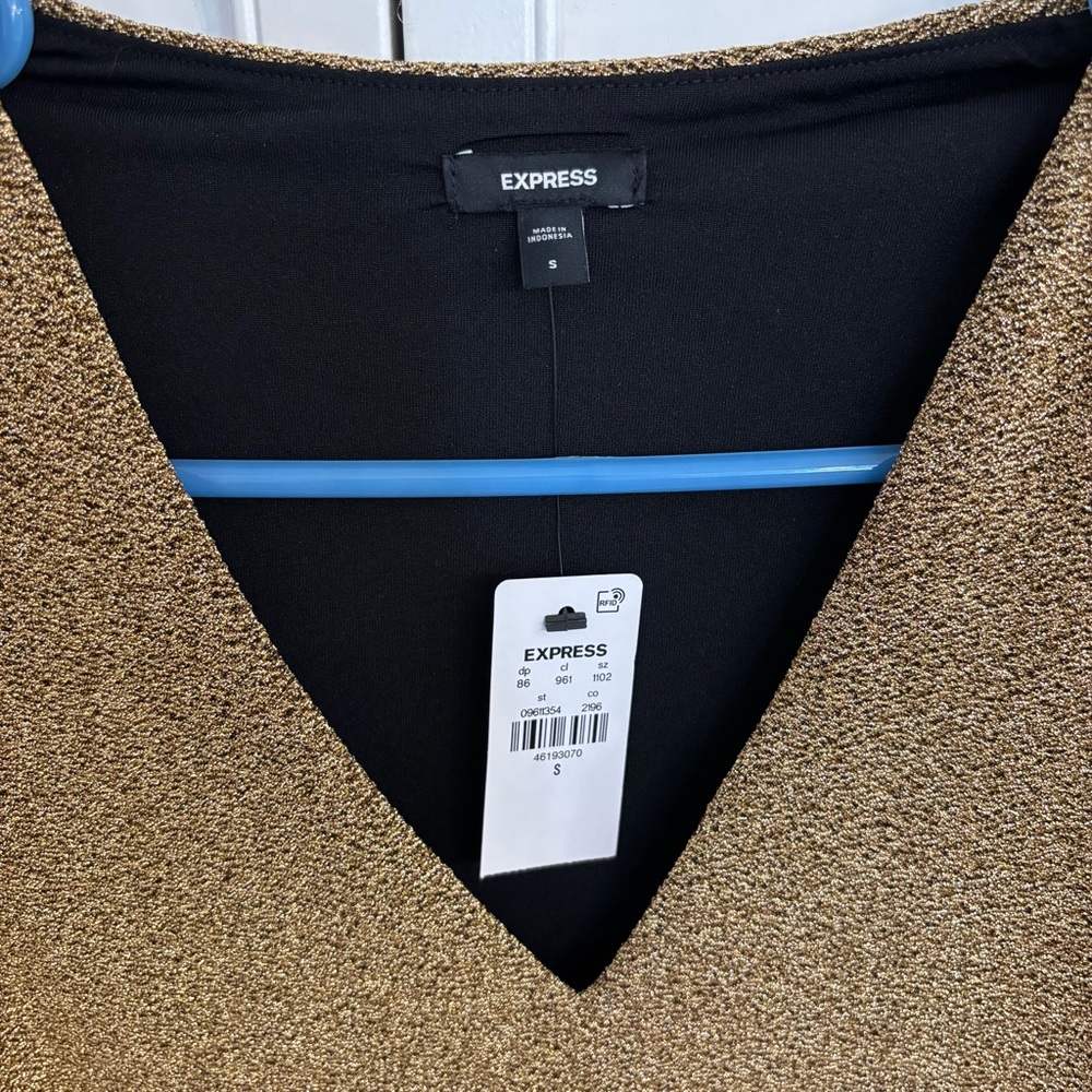 Express Gold and Black Bodysuit - Picture 3 of 3